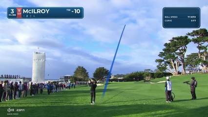 Rory McIlroy | Round 4 | 3rd hole | Shot 2 | 2026 AT&T Pebble Beach