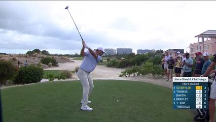 Scottie Scheffler | Round 3 | 4th hole | Shot 1 | 2024 Hero World Challenge