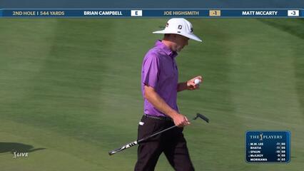 Joe Highsmith | Round 2 | 2nd hole | Shot 4 | 2025 THE PLAYERS