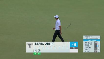 Ludvig Åberg | Round 3 | 2nd hole | Shot 3 | 2025 BMW Championship