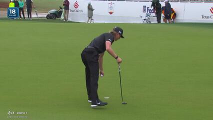 Jake Knapp | Round 1 | 18th hole | Shot 5 | 2025 Houston Open