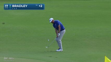 Keegan Bradley | Round 1 | 17th hole | Shot 2 | 2025 Sony Open