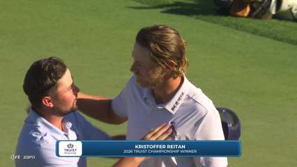 Kristoffer Reitan | Round 4 | 18th hole | Shot 4 | 2026 Truist Championship
