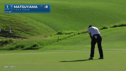 Hideki Matsuyama | Round 2 | 1st hole | Shot 4 | 2025 The Sentry