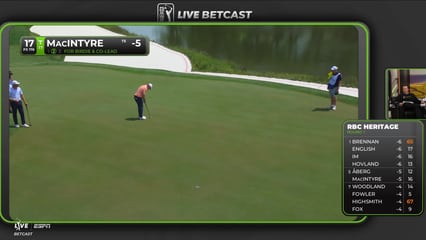 Robert MacIntyre | Round 1 | 17th hole | Shot 2 | 2026 RBC Heritage