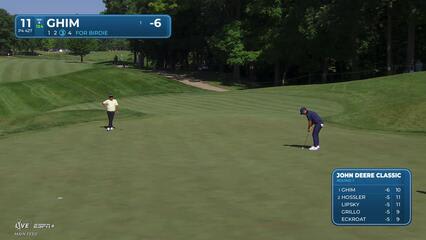 Doug Ghim | Round 1 | 11th hole | Shot 4 | 2025 John Deere