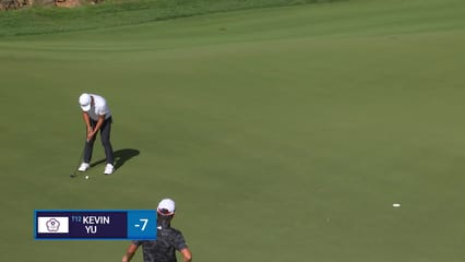 Kevin Yu | Round 3 | 3rd hole | Shot 2 | 2025 Bank of Utah