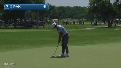 John Pak | Round 1 | 7th hole | Shot 4 | 2025 Charles Schwab