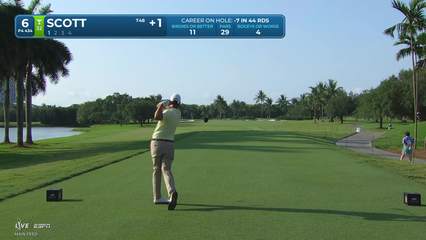 Adam Scott | Round 3 | 6th hole | Shot 1 | 2026 Cadillac