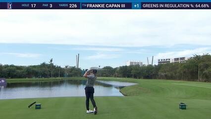 Frankie Capan III | Round 1 | 17th hole | Shot 1 | 2025 Mexico Open