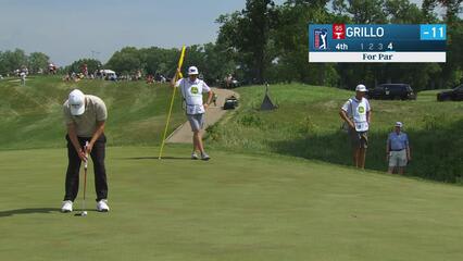 Emiliano Grillo | Round 3 | 4th hole | Shot 4 | 2025 John Deere