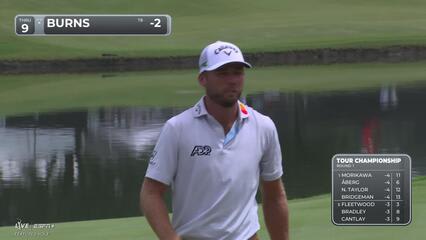 Sam Burns | Round 1 | 9th hole | Shot 3 | 2025 TOUR Championship