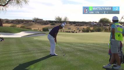 Hideki Matsuyama | Round 2 | 12th hole | Shot 3 | 2025 WM Phoenix Open