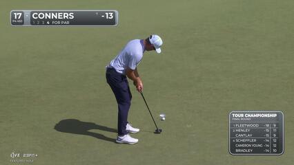 Corey Conners | Round 4 | 17th hole | Shot 4 | 2025 TOUR Championship