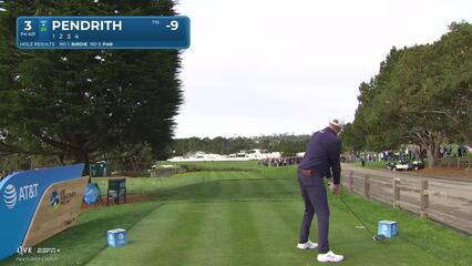 Taylor Pendrith | Round 4 | 3rd hole | Shot 1 | 2025 AT&T Pebble Beach