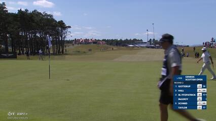 Viktor Hovland | Round 2 | 7th hole | Shot 3 | 2025 Genesis Scottish Open