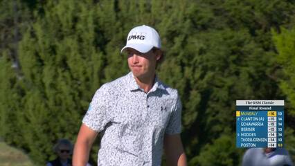 Maverick McNealy | Round 4 | 13th hole | Shot 4 | 2024 The RSM Classic