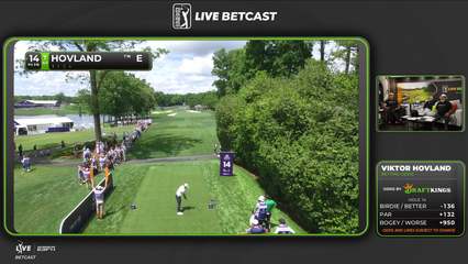 Viktor Hovland | Round 1 | 14th hole | Shot 1 | 2026 Truist Championship