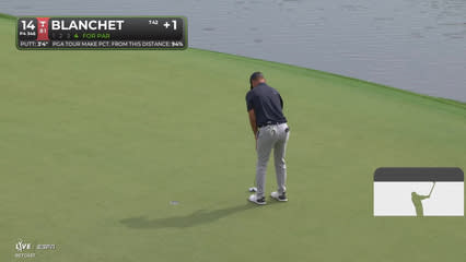 Chandler Blanchet | Round 2 | 14th hole | Shot 4 | 2026 Truist Championship