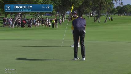 Keegan Bradley | Round 1 | 12th hole | Shot 4 | 2026 Sony Open
