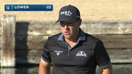 Justin Lower | Round 4 | 13th hole | Shot 2 | 2025 The American Express