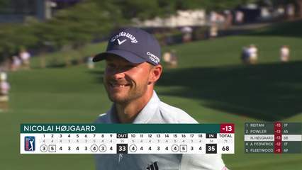 Nicolai Højgaard | Round 4 | 18th hole | Shot 4 | 2026 Truist Championship