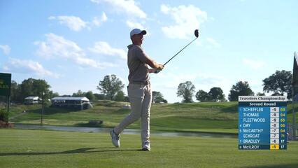 Rory McIlroy | Round 2 | 18th hole | Shot 1 | 2025 Travelers