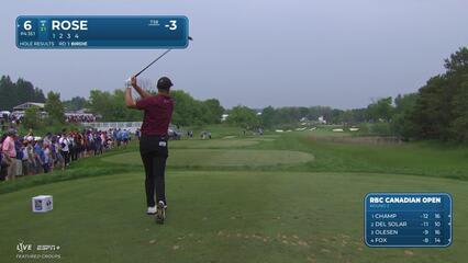 Justin Rose | Round 2 | 6th hole | Shot 1 | 2025 RBC Canadian