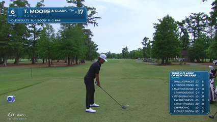 Taylor Moore | Round 3 | 6th hole | Shot 1 | 2026 Zurich Classic