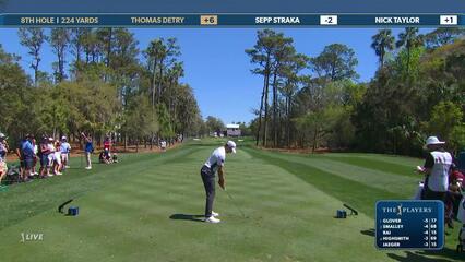 Thomas Detry | Round 1 | 8th hole | Shot 1 | 2025 THE PLAYERS