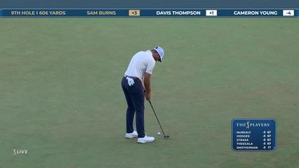 Sam Burns | Round 1 | 9th hole | Shot 6 | 2026 THE PLAYERS