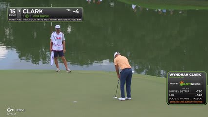 Wyndham Clark | Round 3 | 15th hole | Shot 2 | 2026 TOUR Championship
