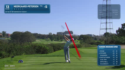 Rasmus Neergaard-Petersen | Round 3 | 13th hole | Shot 1 | 2026 Farmers