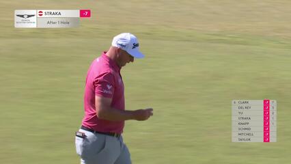 Sepp Straka | Round 3 | 1st hole | Shot 4 | 2025 Genesis Scottish Open