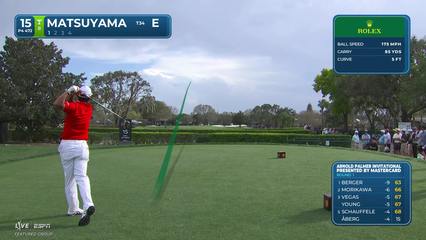Hideki Matsuyama | Round 1 | 15th hole | Shot 1 | 2026 Arnold Palmer