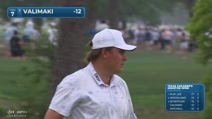 Sami Valimaki | Round 4 | 7th hole | Shot 3 | 2025 Houston Open