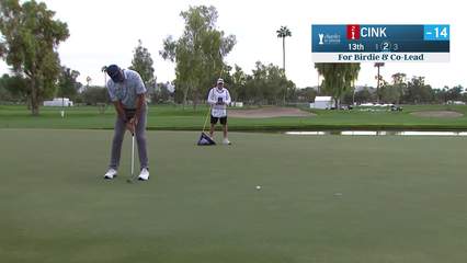 Stewart Cink | Round 3 | 13th hole | Shot 3 | 2025 Charles Schwab