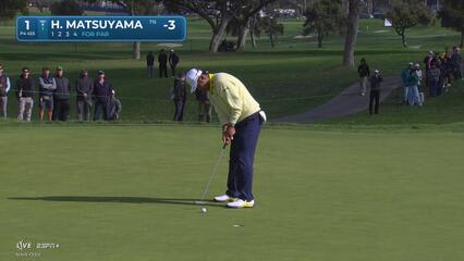 Hideki Matsuyama | Round 4 | 1st hole | Shot 5 | 2025 Farmers