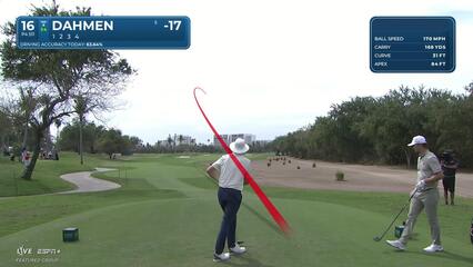 Joel Dahmen | Round 4 | 16th hole | Shot 1 | 2025 Mexico Open