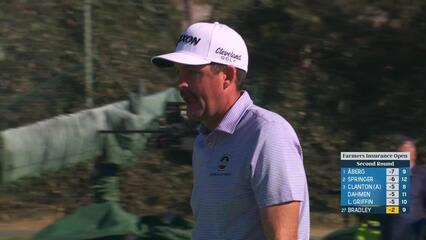 Keegan Bradley | Round 2 | 10th hole | Shot NaN | 2025 Farmers