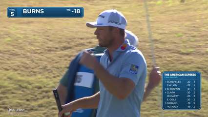 Sam Burns | Round 4 | 5th hole | Shot 4 | 2026 The American Express