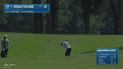 Ryo Hisatsune | Round 2 | 17th hole | Shot 2 | 2025 John Deere