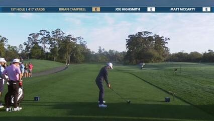 Brian Campbell | Round 1 | 1st hole | Shot 1 | 2025 THE PLAYERS