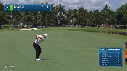 Justin Rose | Round 1 | 7th hole | Shot 3 | 2026 Cadillac