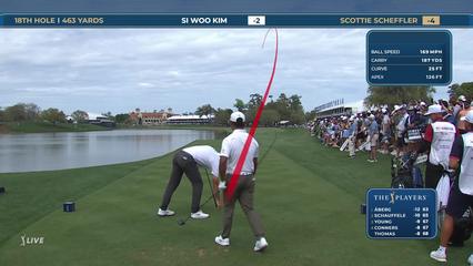 Scottie Scheffler | Round 3 | 18th hole | Shot 1 | 2026 THE PLAYERS