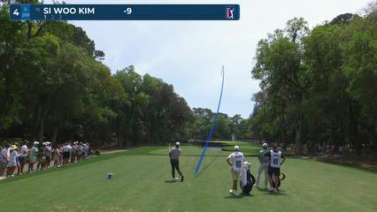 Si Woo Kim | Round 3 | 4th hole | Shot 1 | 2026 RBC Heritage