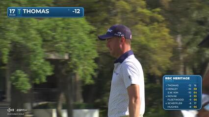 Justin Thomas | Round 2 | 17th hole | Shot 3 | 2025 RBC Heritage
