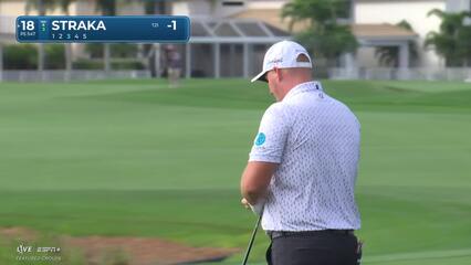 Sepp Straka | Round 1 | 18th hole | Shot 3 | 2025 Cognizant Classic