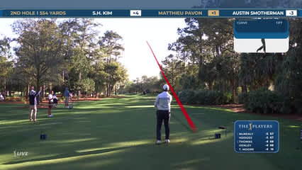 Matthieu Pavon | Round 1 | 2nd hole | Shot 1 | 2026 THE PLAYERS