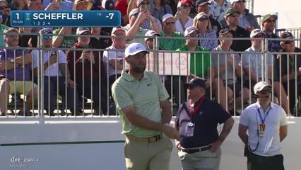 Scottie Scheffler | Round 3 | 1st hole | Shot 1 | 2025 WM Phoenix Open
